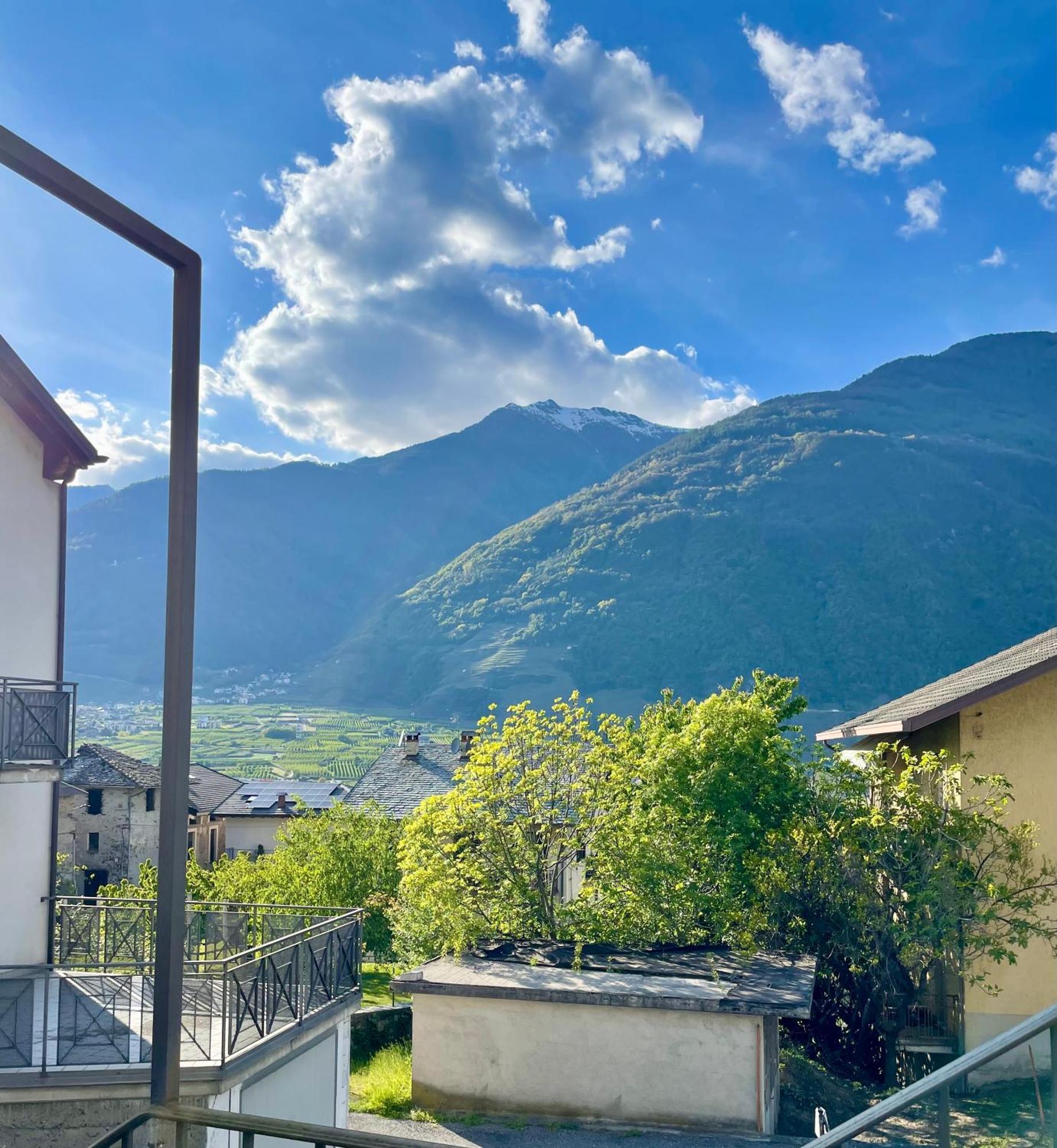 Отель Ca Marasciol A 5 Minuti Dal Trenino Rosso Del Bernina Express Villa di Tirano Экстерьер фото